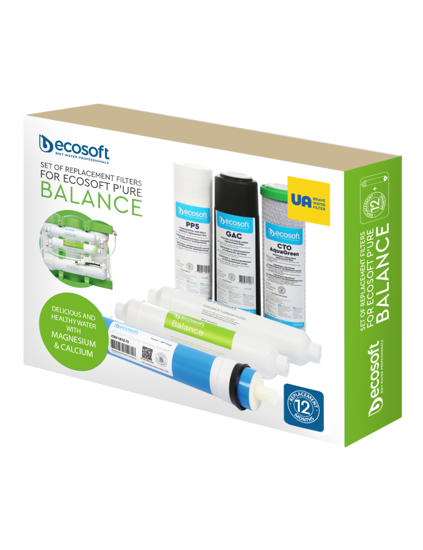 Kit 6 cartouches pour osmoseur P'URE BALANCE